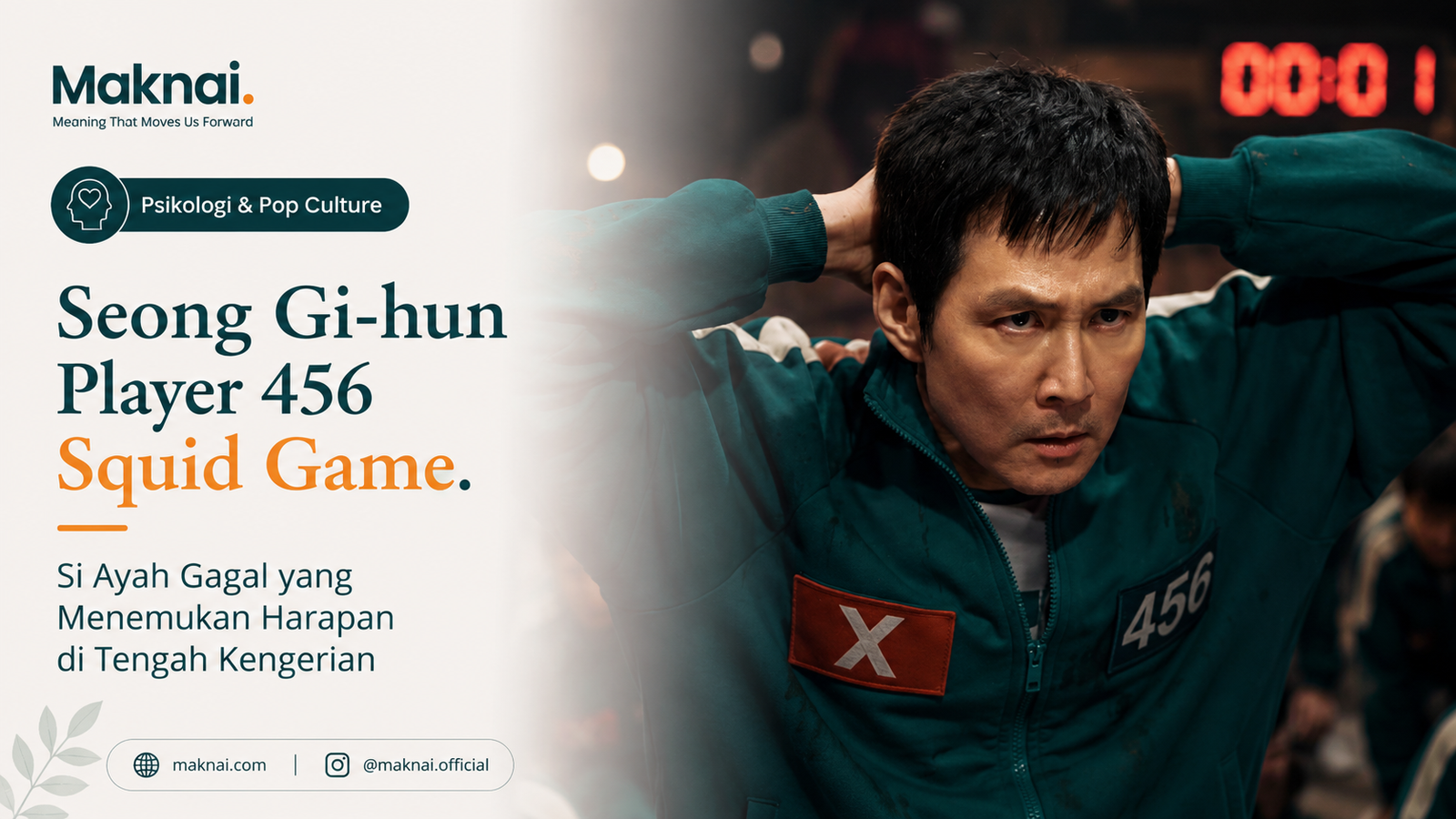 Seong Gi-hun Player 456 Squid Game. Si Ayah Gagal yang Menemukan Harapan di Tengah Kengerian