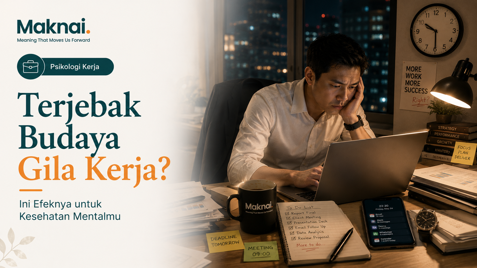 Terjebak Budaya Gila Kerja? Ini Efeknya untuk Kesehatan Mentalmu